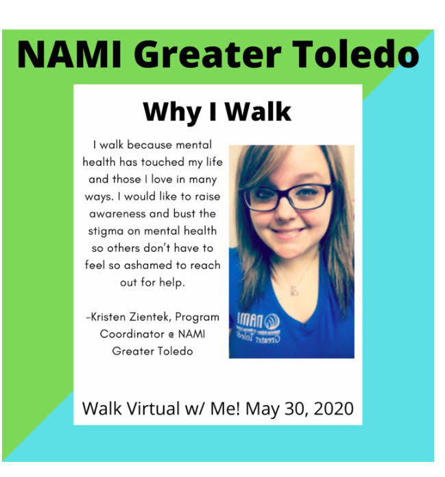 NAMIWALKS Your Way Toledo 2020 Why I Walk